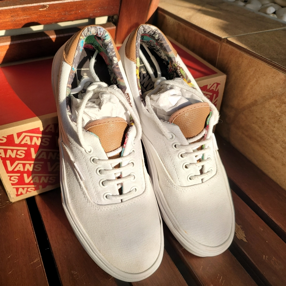 Vans white sneakers